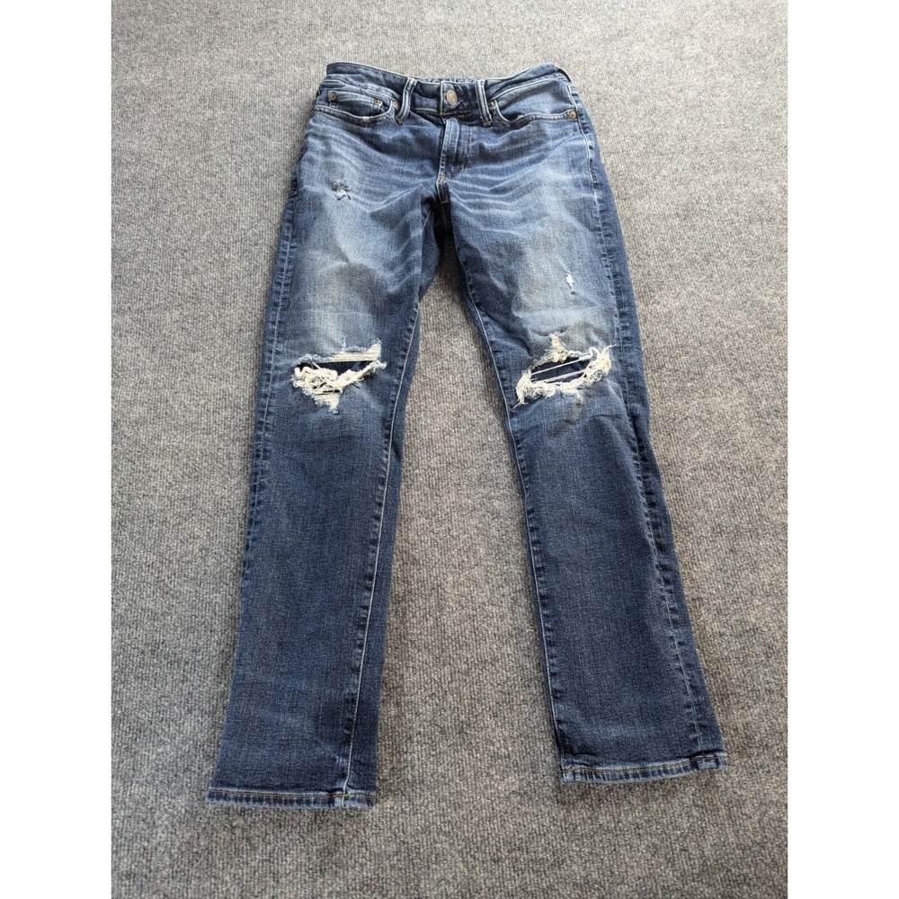 American Eagle Jeans Mens 29X28 Next Level Air Flex Low Rise Medium Denim